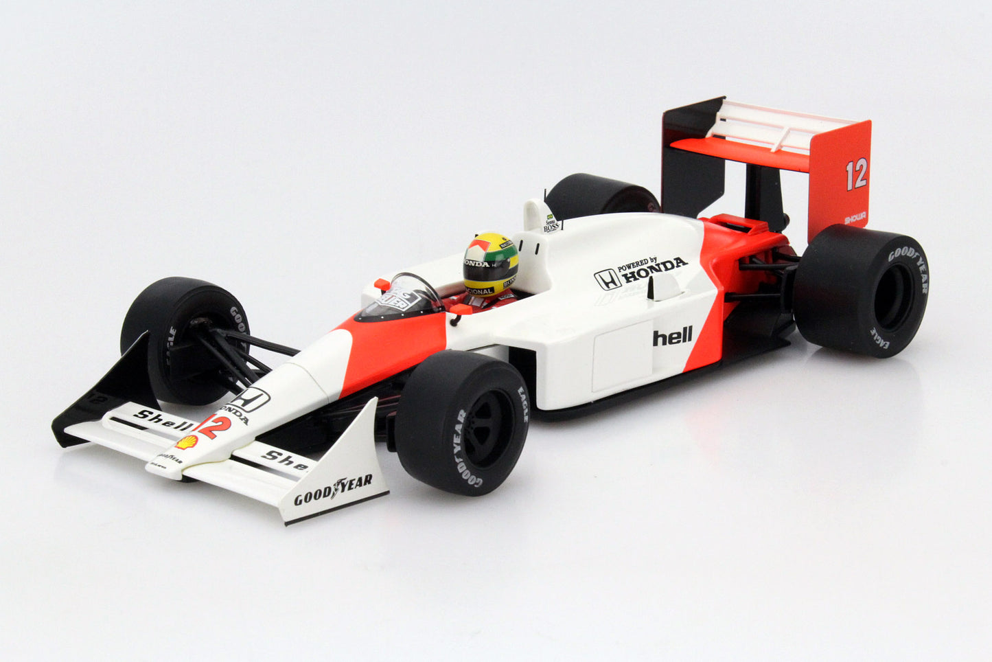 McLAREN HONDA MP4/4 Ayrton Senna GP Japan 1988 1:18