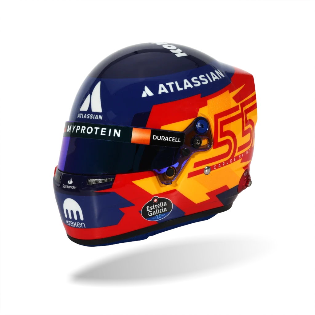 Carlos Sainz Helmet 2025 1:2
