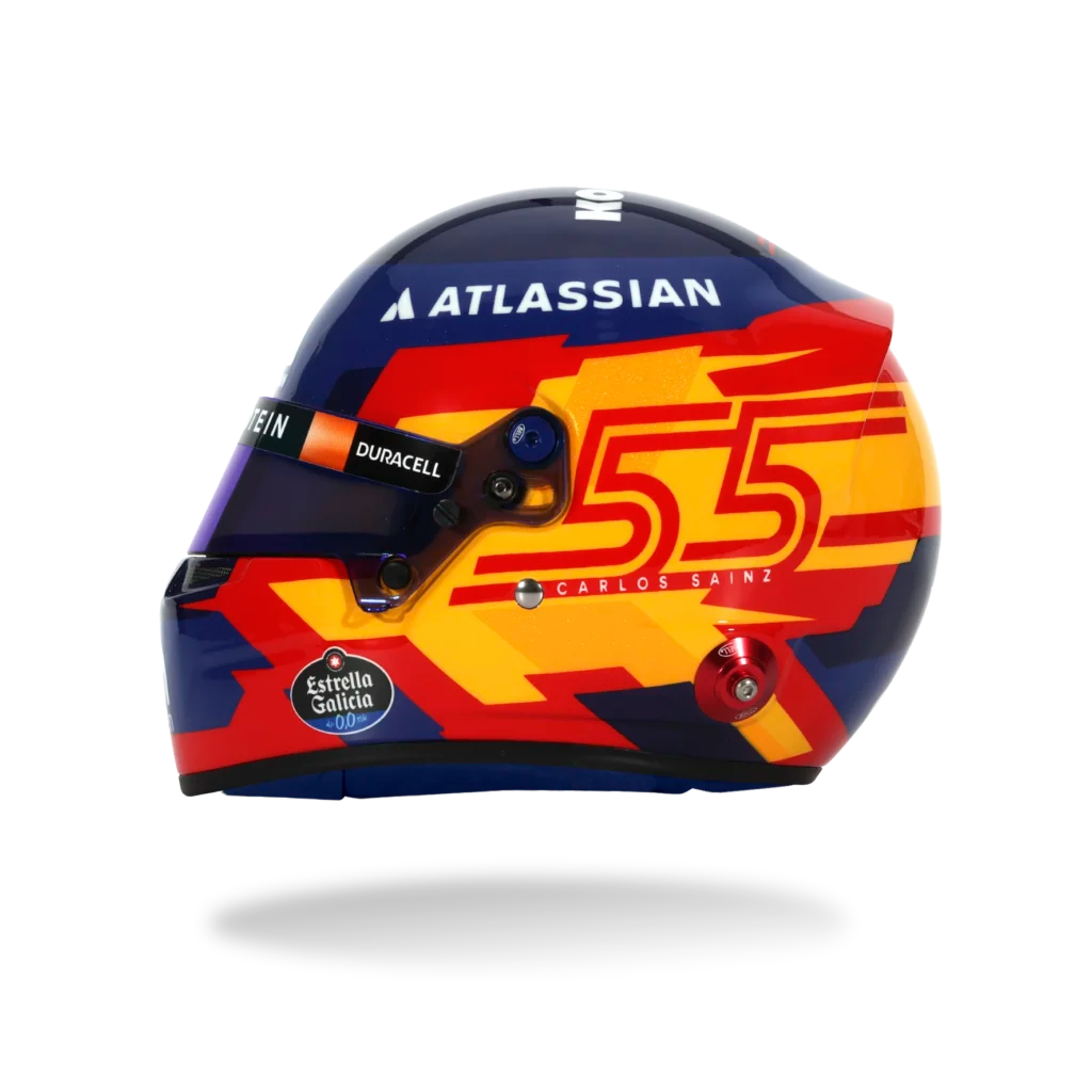 Carlos Sainz Helmet 2025 1:2