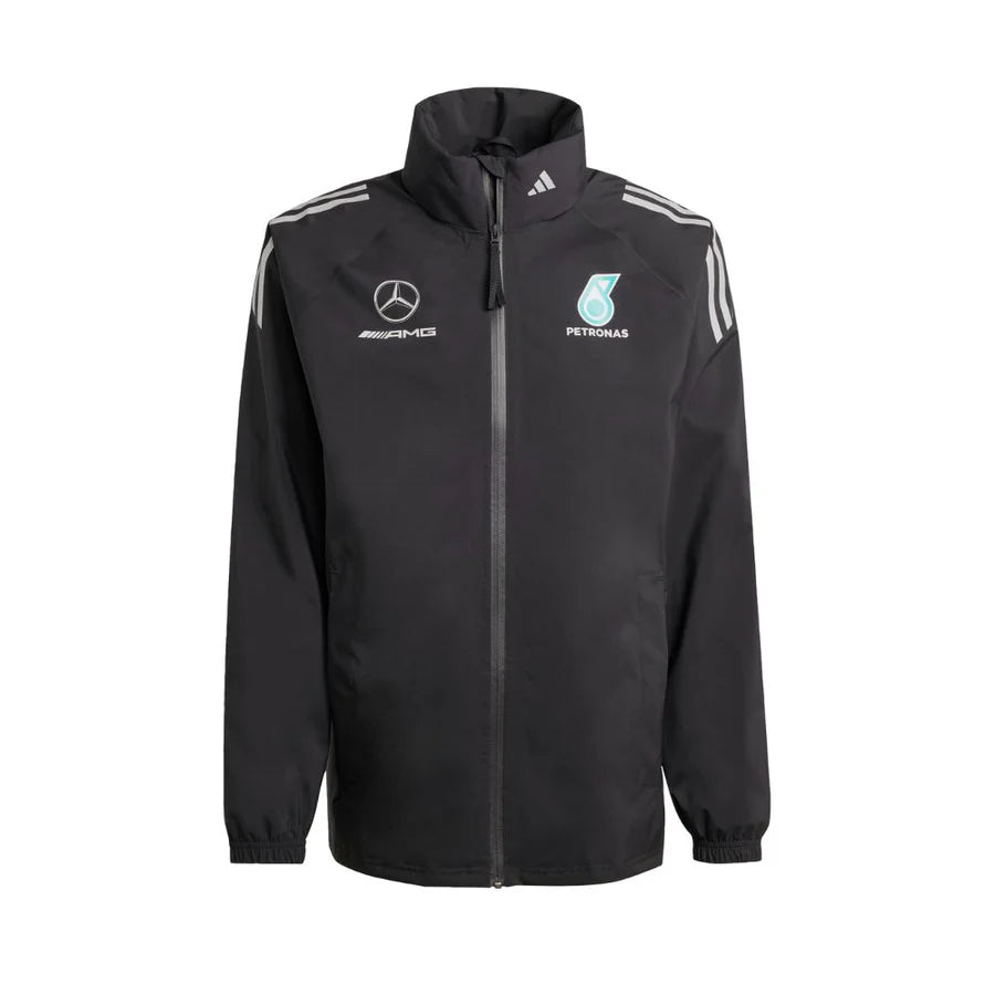 Mens 2025 Mechanics Rain Jacket Black