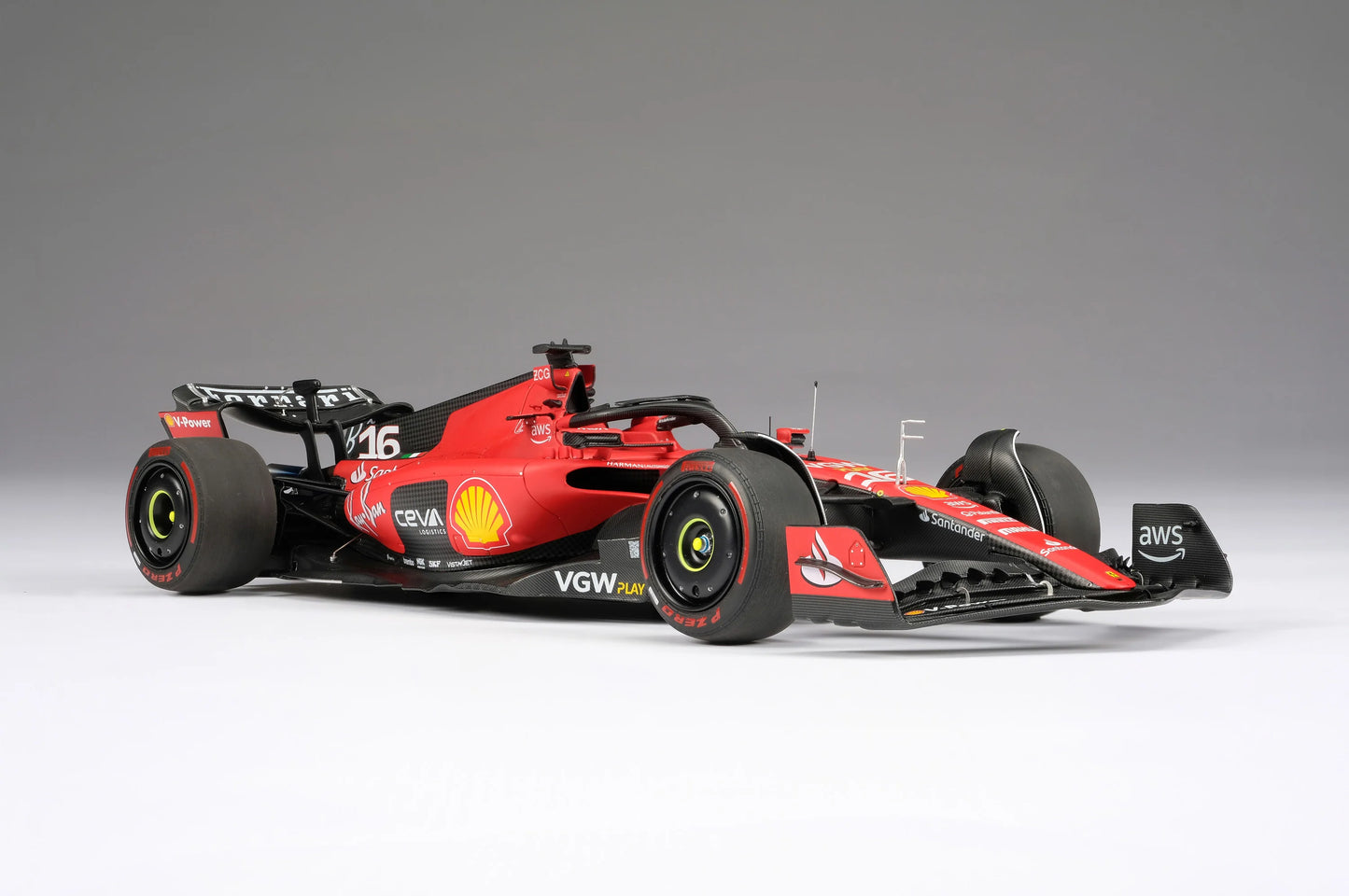 Ferrari SF-23 - Decoración temporada 2023 | Charles Leclerc 1:18