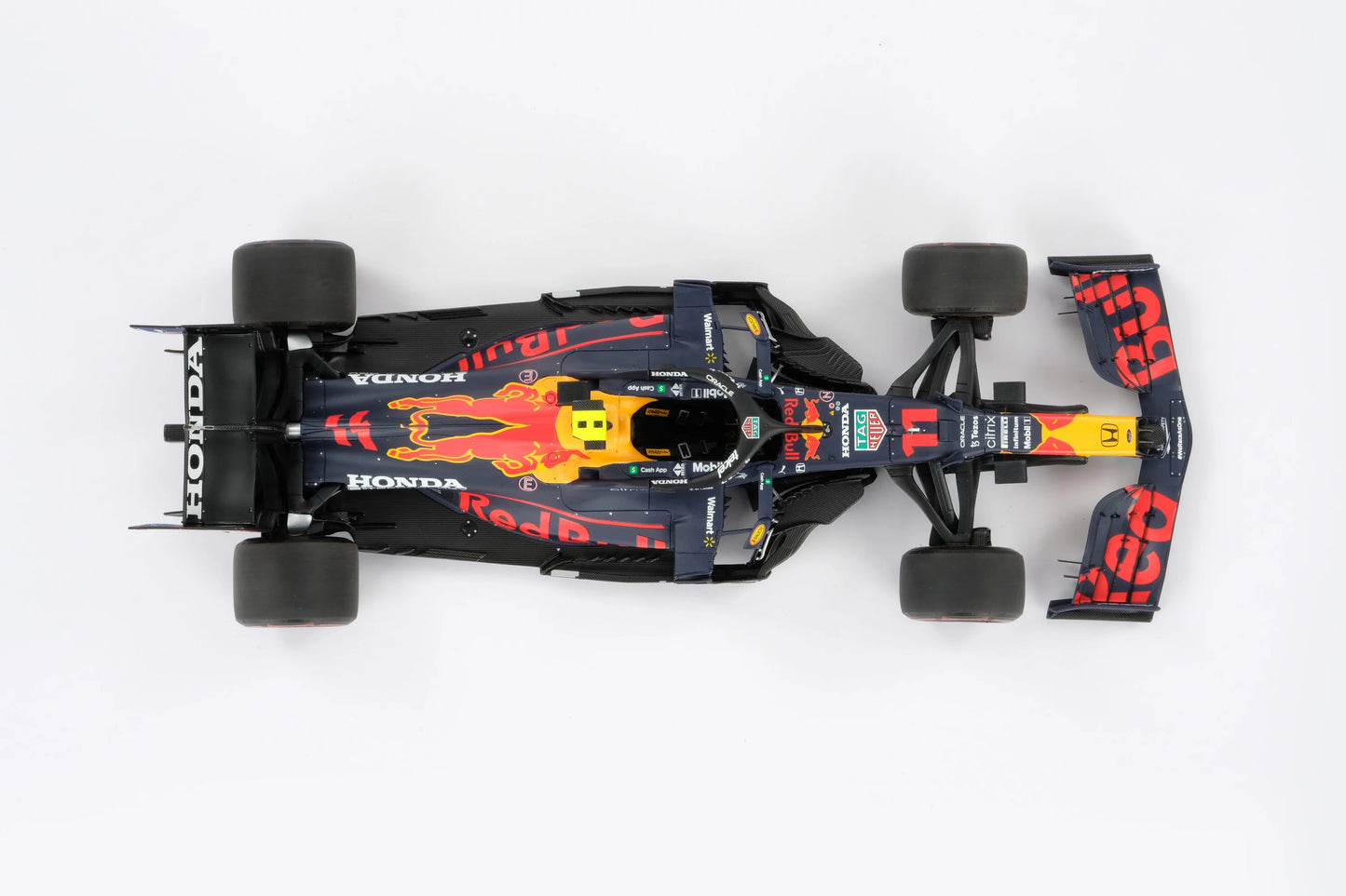 Red Bull Racing Honda RB16B - Gran Premio de Abu Dabi 2021 | Sergio Pérez 1:18