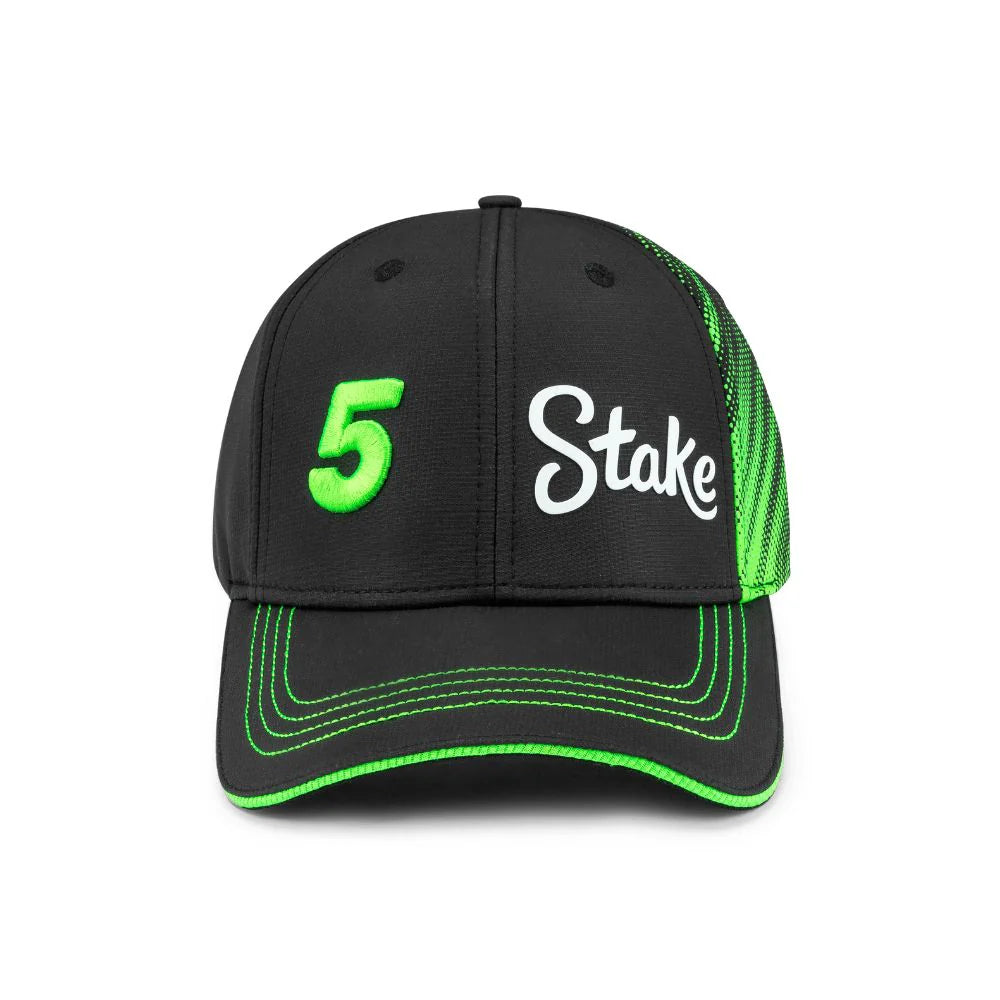 Gorra Gabriel Bortoleto Stake F1 Team Oficial 2025