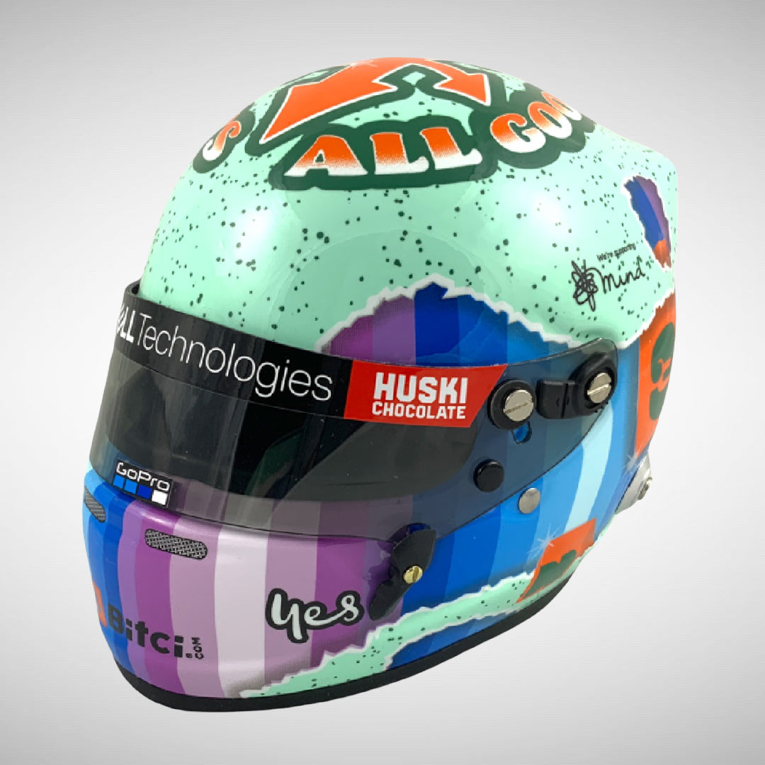 Mini Helmet Daniel Ricciardo 2021 1:2