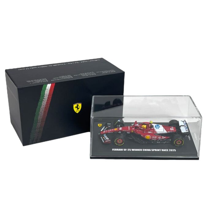 Scuderia Ferrari SF-25 Winner China Sprint Race 2025 – Scale 1:64