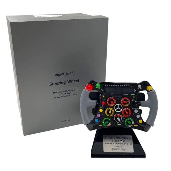 Minichamps 1/2 Steering Wheel Mercedes AMG Petronas Team W03 Michael Schumacher 2012