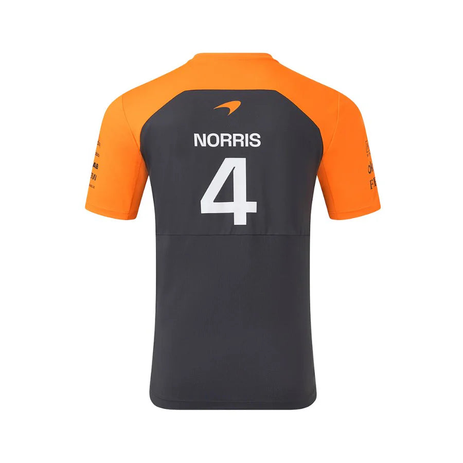 Playera Lando Norris McLaren Oficial 2025 Gris