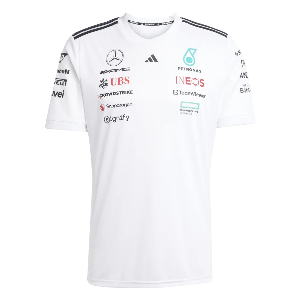 Playera Mercedes 2025 Blanca