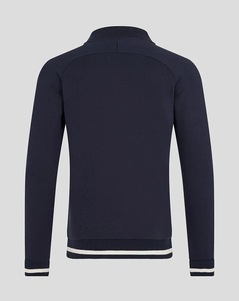 Red Bull Racing F1 Heritage Script 1/4 Zip Sweater - Navy