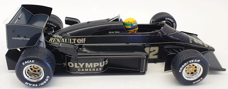 Ayrton Senna Lotus 97T #12 1st Victory F1 Winner Portugal GP Formula 1 1985 1:18
