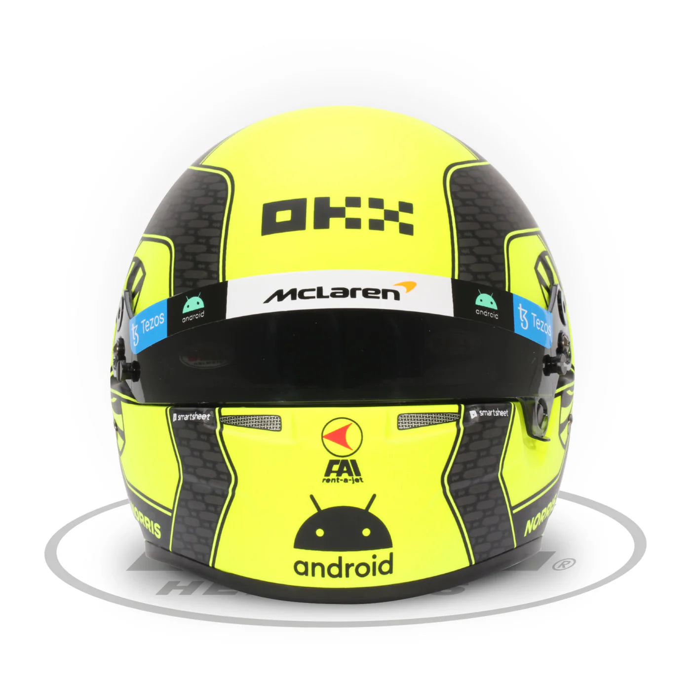 Mini Helmet Lando Norris 2023 Mclaren 1:2