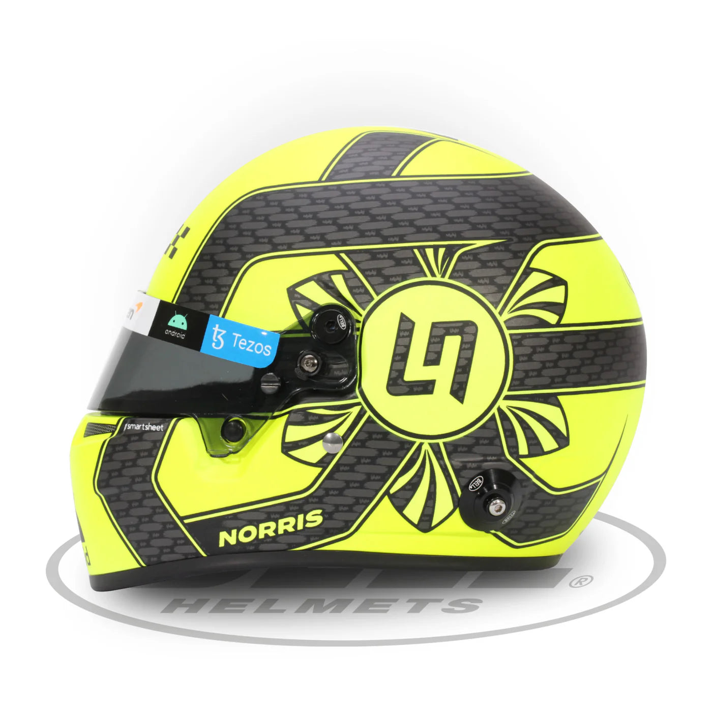 Mini Helmet Lando Norris 2023 Mclaren 1:2