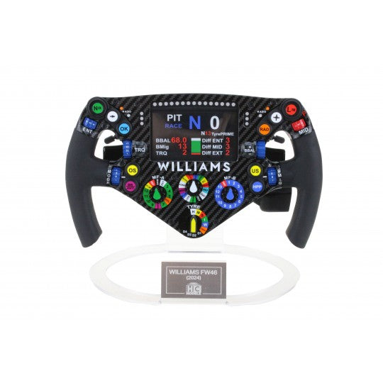 Williams FW46 steering wheel 2024