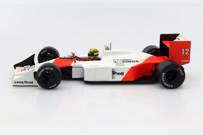 McLAREN HONDA MP4/4 Ayrton Senna GP Japan 1988 1:18