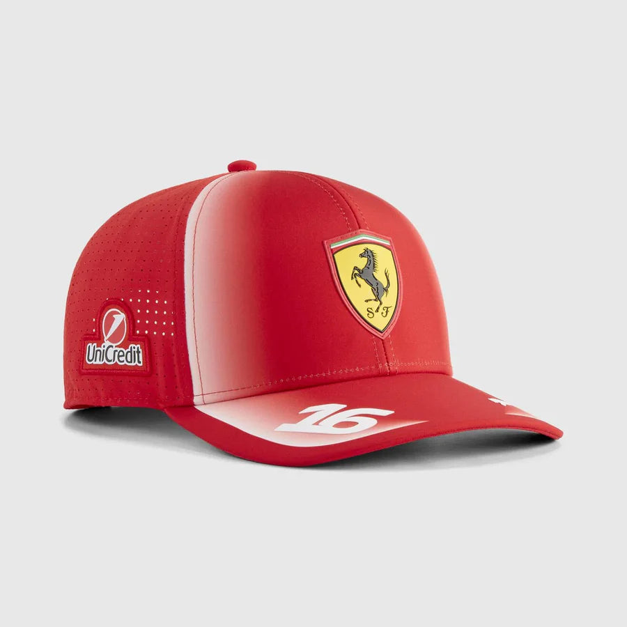 Gorra Charles Leclerc 2026 + Mini Helmet