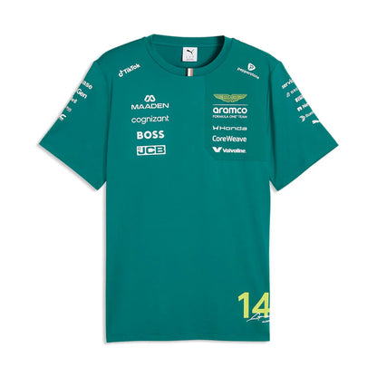 Playera Fernando Alonso Aston Martin Oficial 2026