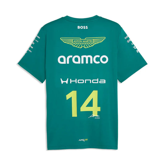 Playera Fernando Alonso Aston Martin Oficial 2026