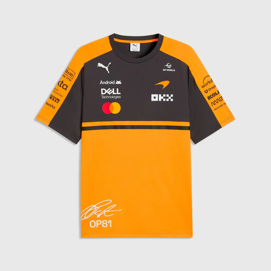 Playera McLaren Oscar Piastri 2026 Oficial