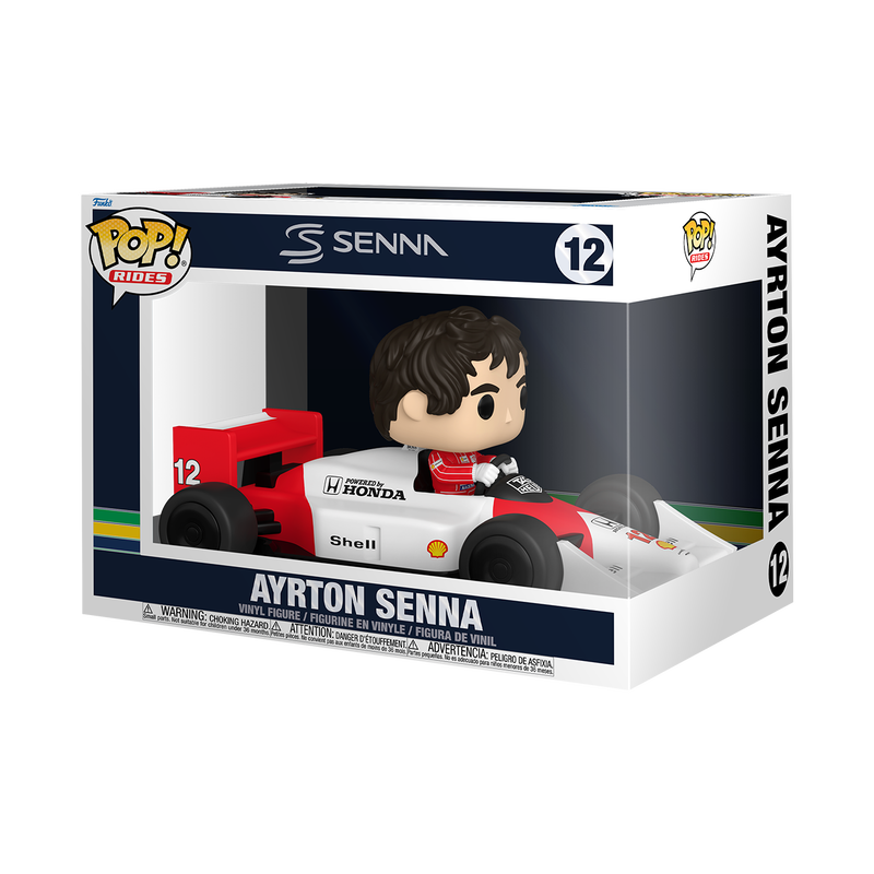 Ayrton Senna con Mclaren Funko Pop