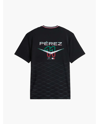 PLAYERA TH X CADILLAC FORMULA 1® TEAM MÉXICO  NEGRA