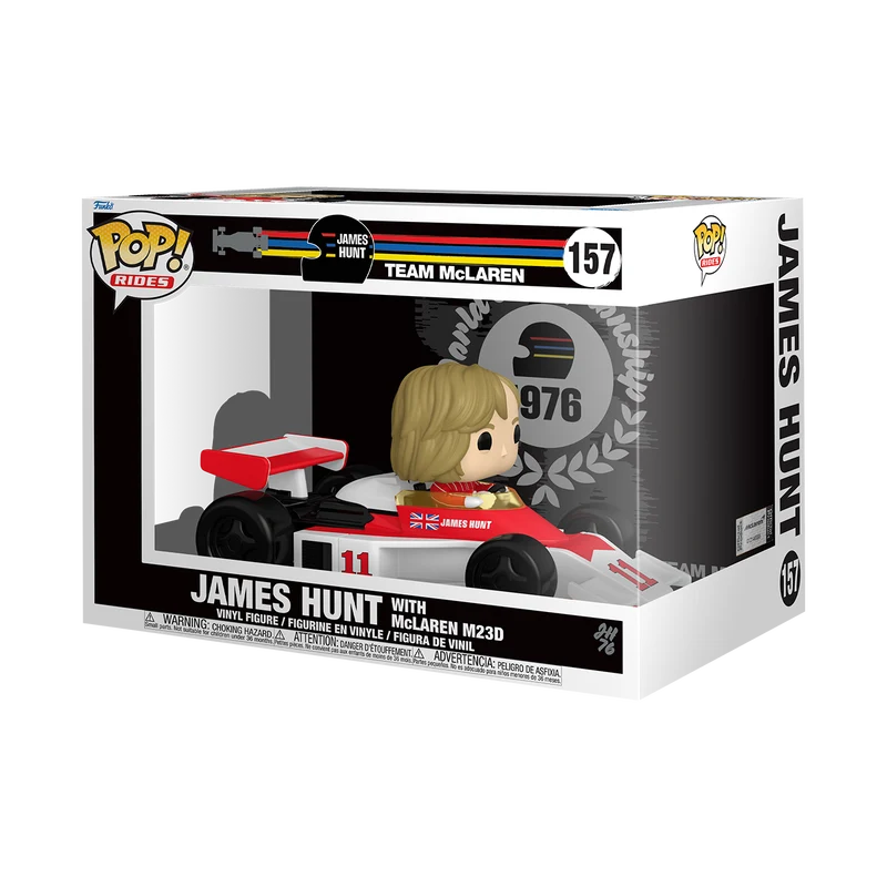 Funko James Hunt Con Monoplaza 76 (Preventa-Entregas en Nov-Dic)