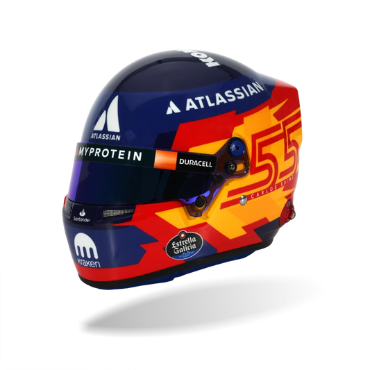 Carlos Sainz Helmet 2025 1:2
