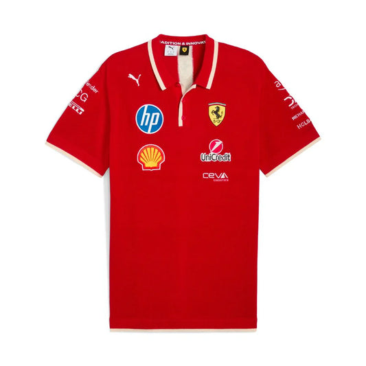 Camiseta Polo Ferrari GP China Oficial 2025