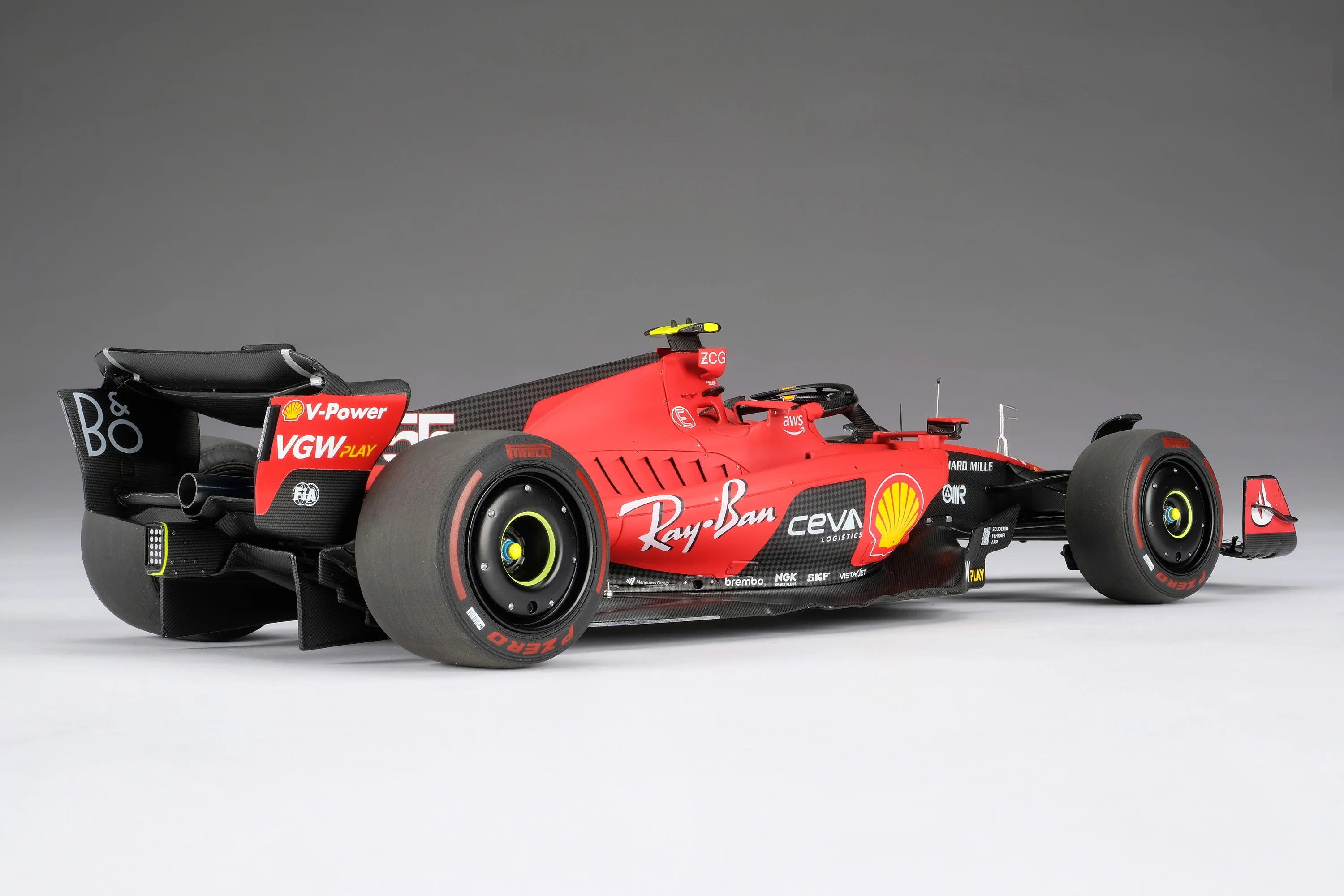 Ferrari SF-23 - Decoración temporada 2023 | Carlos Sainz 1:18