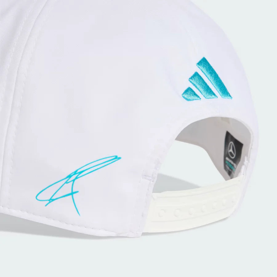 Gorra Blanca George Russell Mercedes AMG Petronas 2026