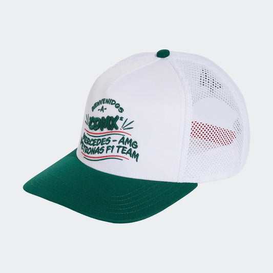 Gorra Blanca GP Mexico Mercedes AMG Petronas 2026