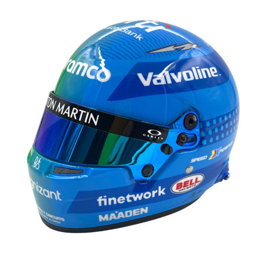 Helmet Bell 1:2 Aston Martin Fernando Alonso Las Vegas Gp 2024