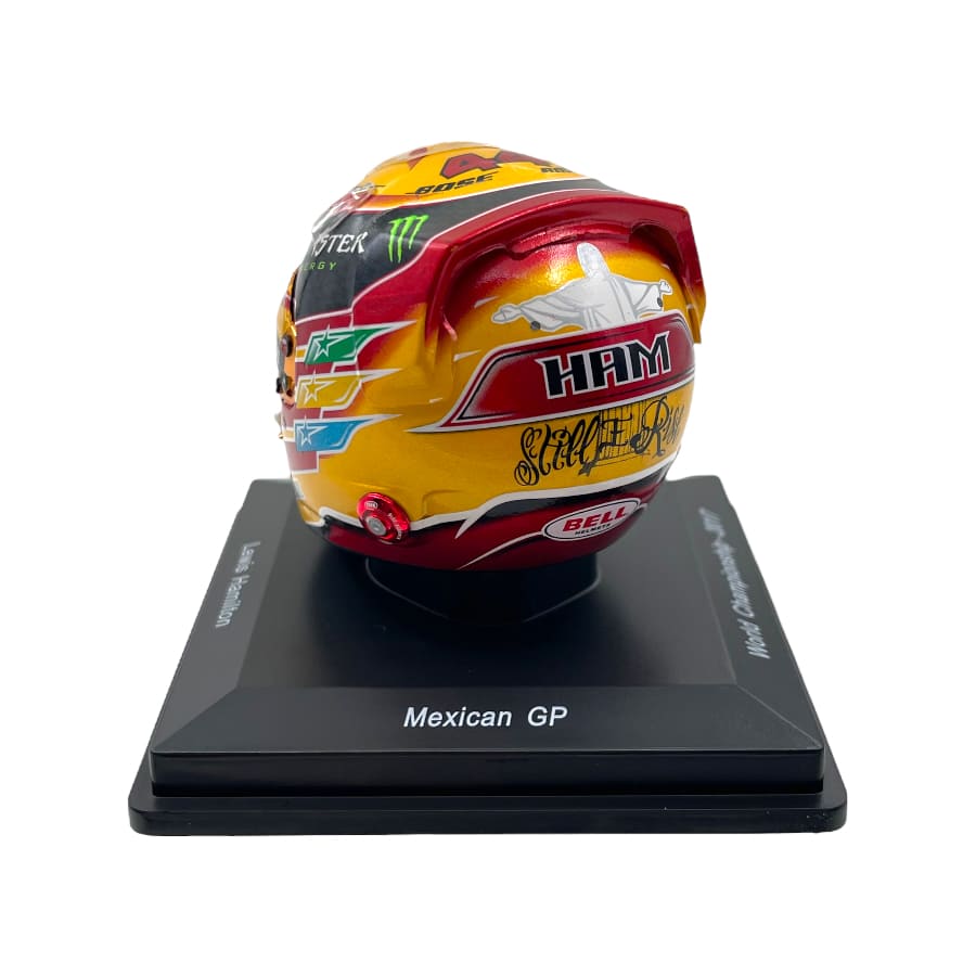 Mini Helmet Spark 1/5 Lewis Hamilton Mexican GP World Championship 2017