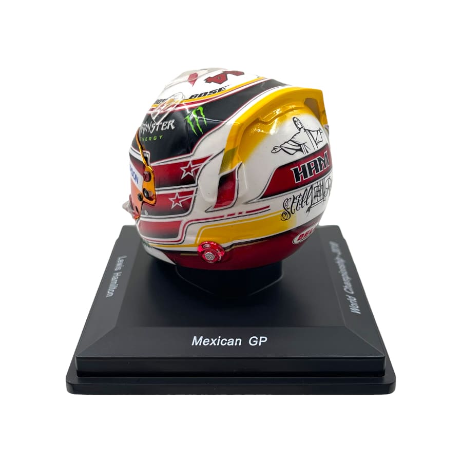 Mini Helmet Spark 1/5 Lewis Hamilton Mexican GP World Championship 2018