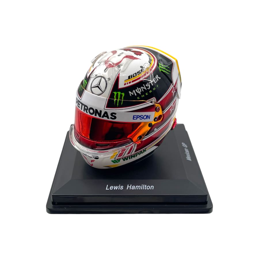 Mini Helmet Spark 1/5 Lewis Hamilton Mexican GP World Championship 2018