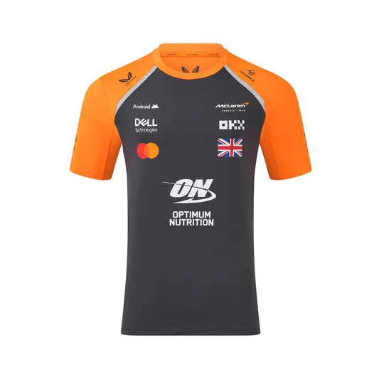 Playera Lando Norris McLaren Oficial 2025 Gris