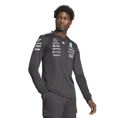 Playera Manga Larga Mercedes AMG Petronas Oficial 2025