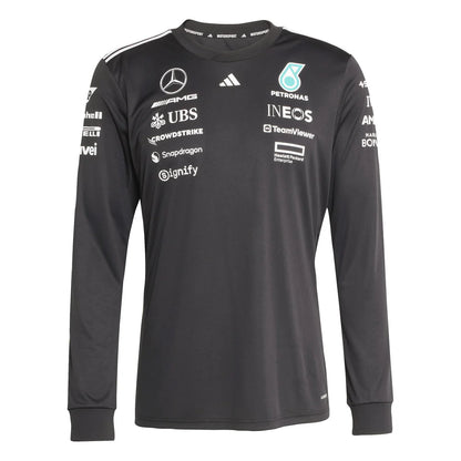 Playera Manga Larga Mercedes AMG Petronas Oficial 2025
