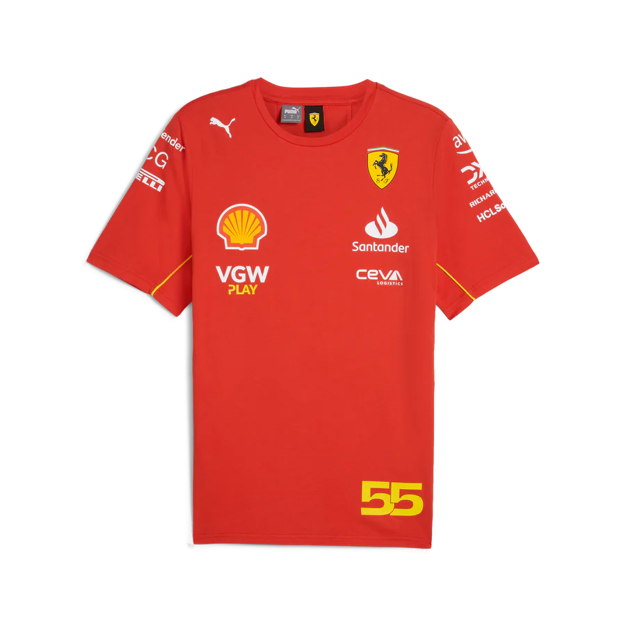 Playera Ferrari Carlos Sainz Oficial 2024