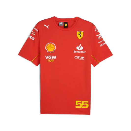 Playera Ferrari Carlos Sainz Oficial 2024