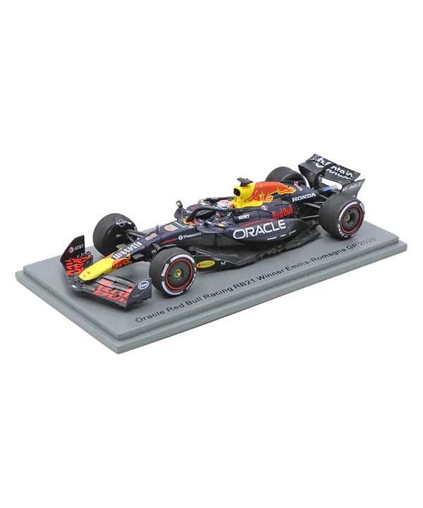Red Bull Racing RB21 No.1 Oracle Red Bull Racing Winner Emilia-Romagna GP 2025 - RB 400 Races Max Verstappen