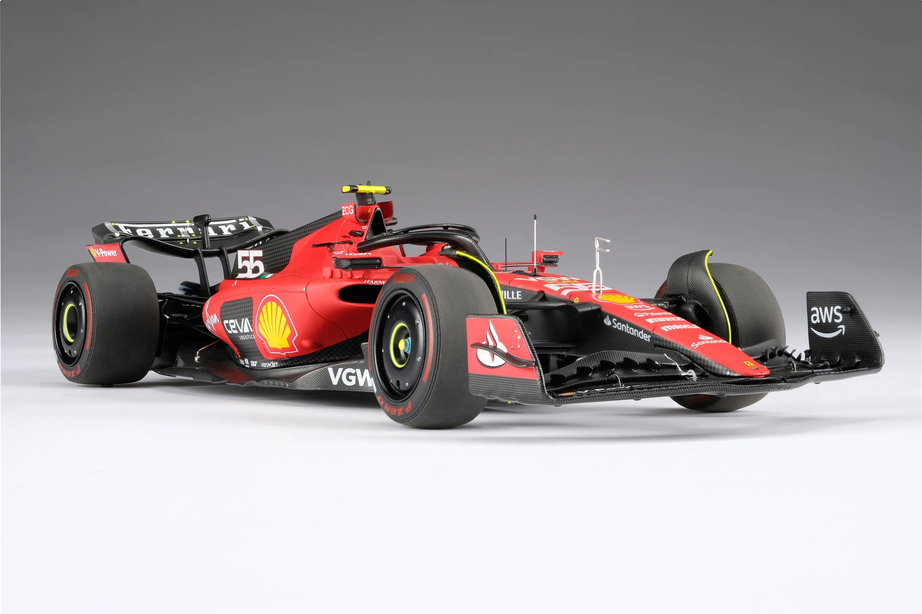 Ferrari SF-23 - Decoración temporada 2023 | Carlos Sainz 1:18