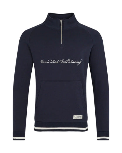 Red Bull Racing F1 Heritage Script 1/4 Zip Sweater - Navy