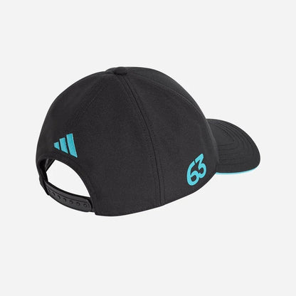 Pack George Russell: Gorra + Mini Helmet 1:5