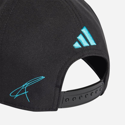 Pack George Russell: Gorra + Mini Helmet 1:5